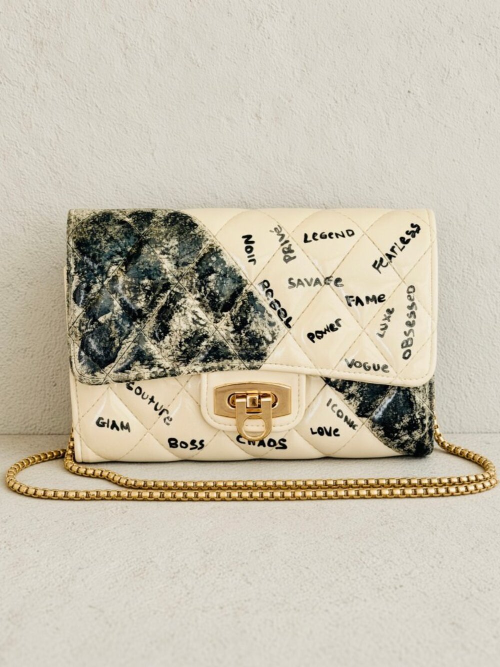 MIAMI: LUXURY VEGAN GRAFFITI HANDBAG